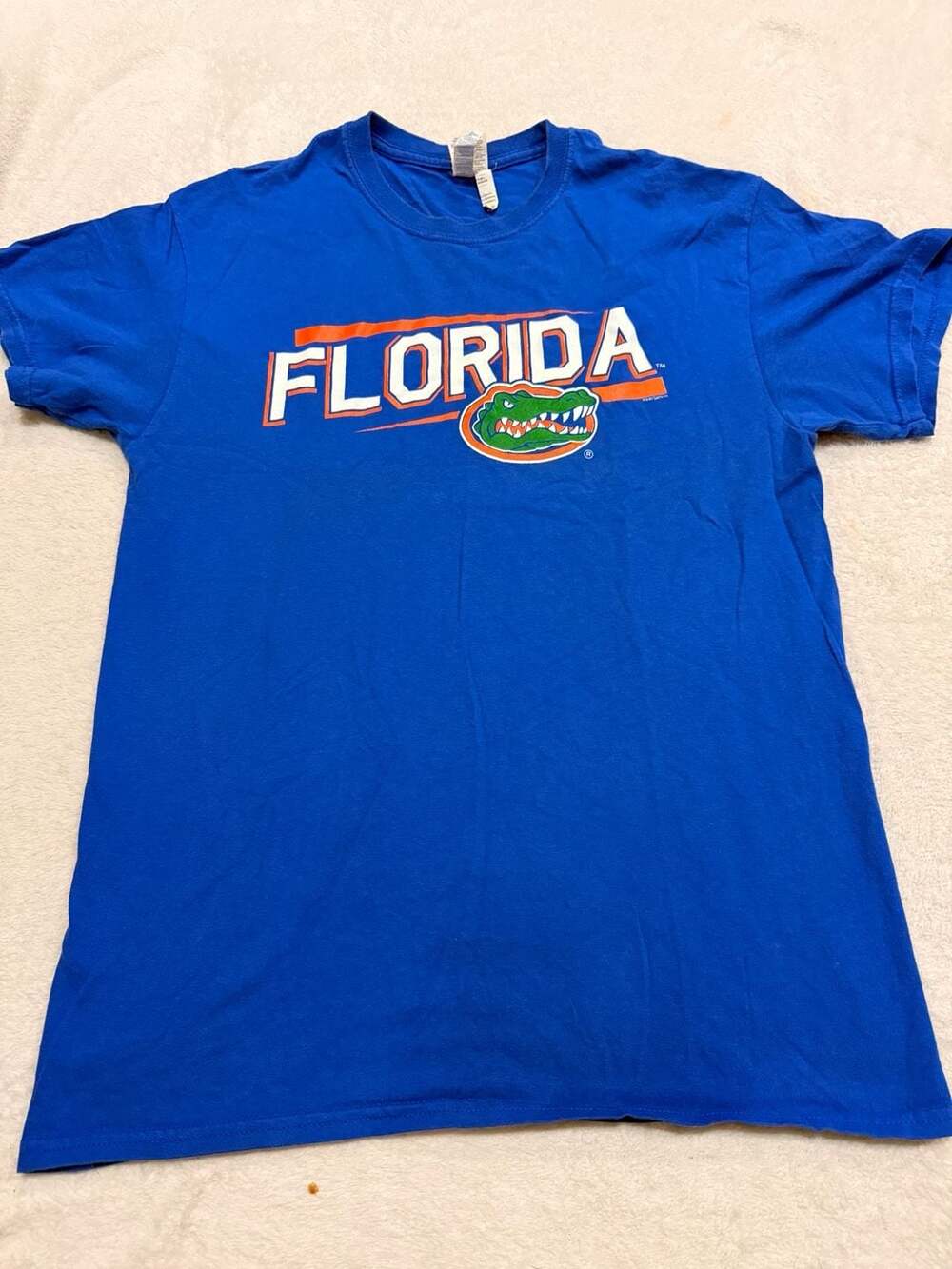 Gildan Florida Gators Heavy Cotton Blue Short Sleeve T-Shirt